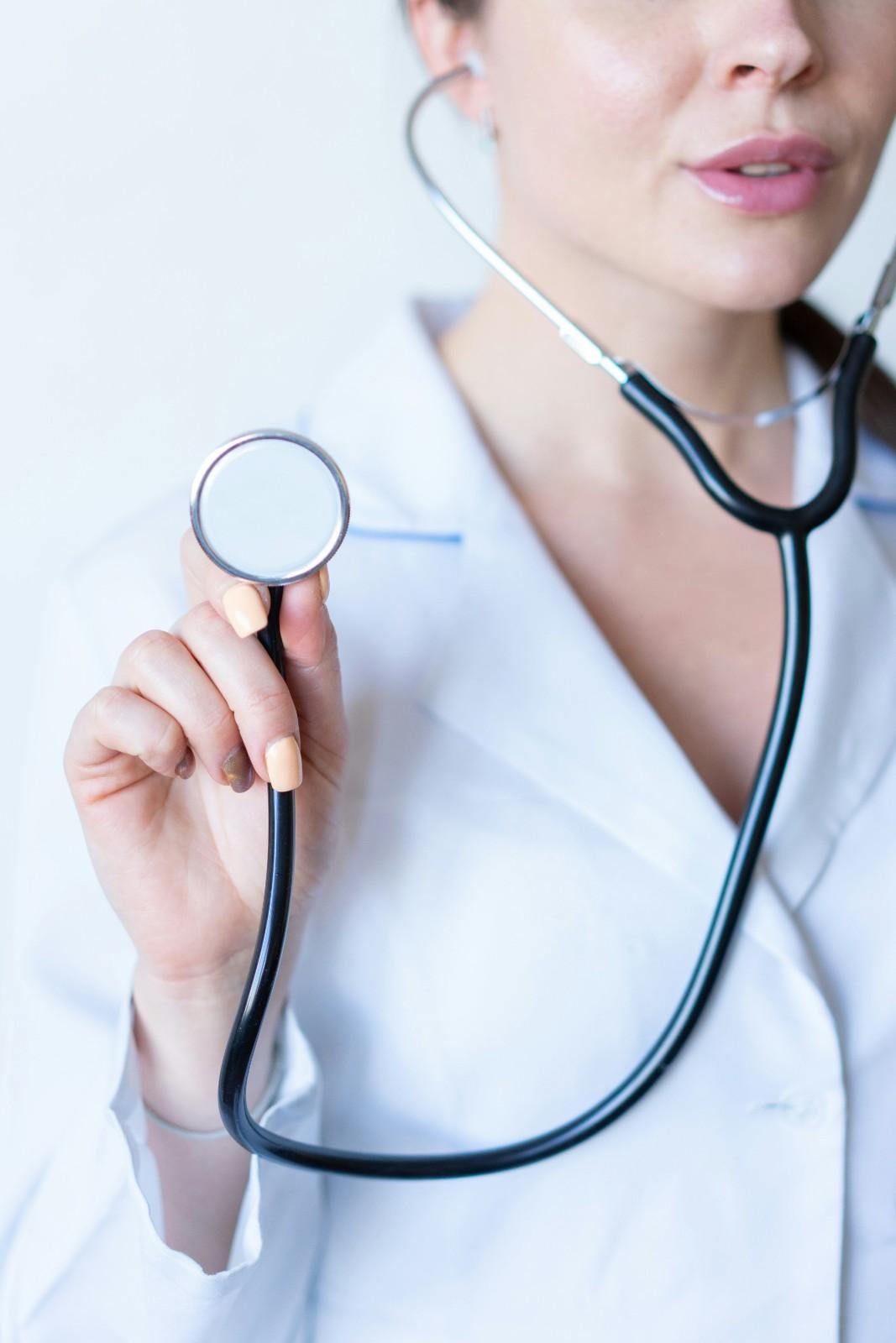 Medical professional reviewing diagnostic results